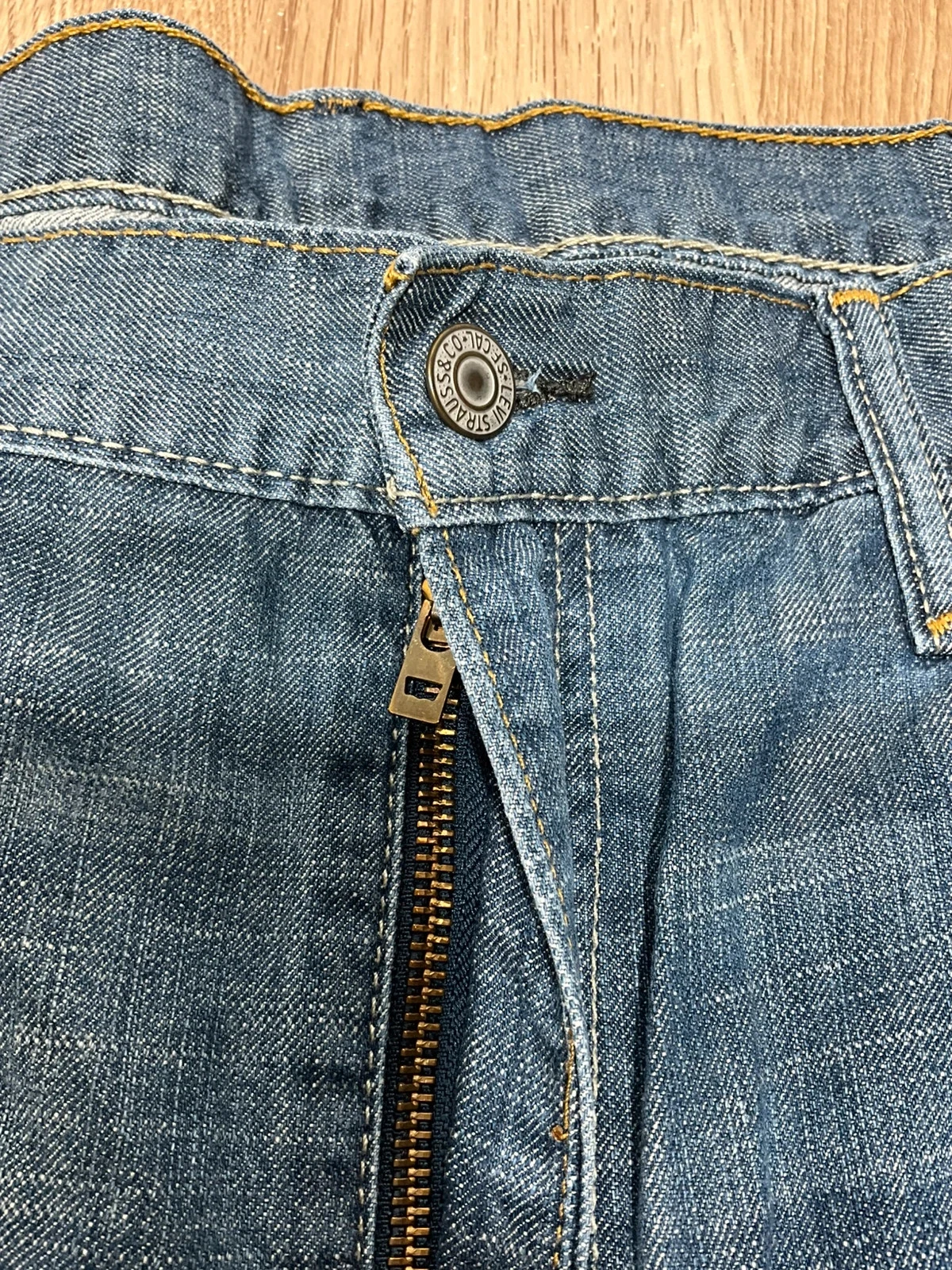 Jean Levi's 569 Loose Straight W38 L32 Vintage Bleu Délavé lvh 192 – photo 5